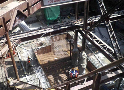 Dewatering work at Metro Station