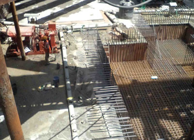 Dewatering work at Metro Station