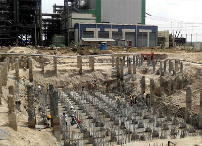 Dewatering at Power Plant Project