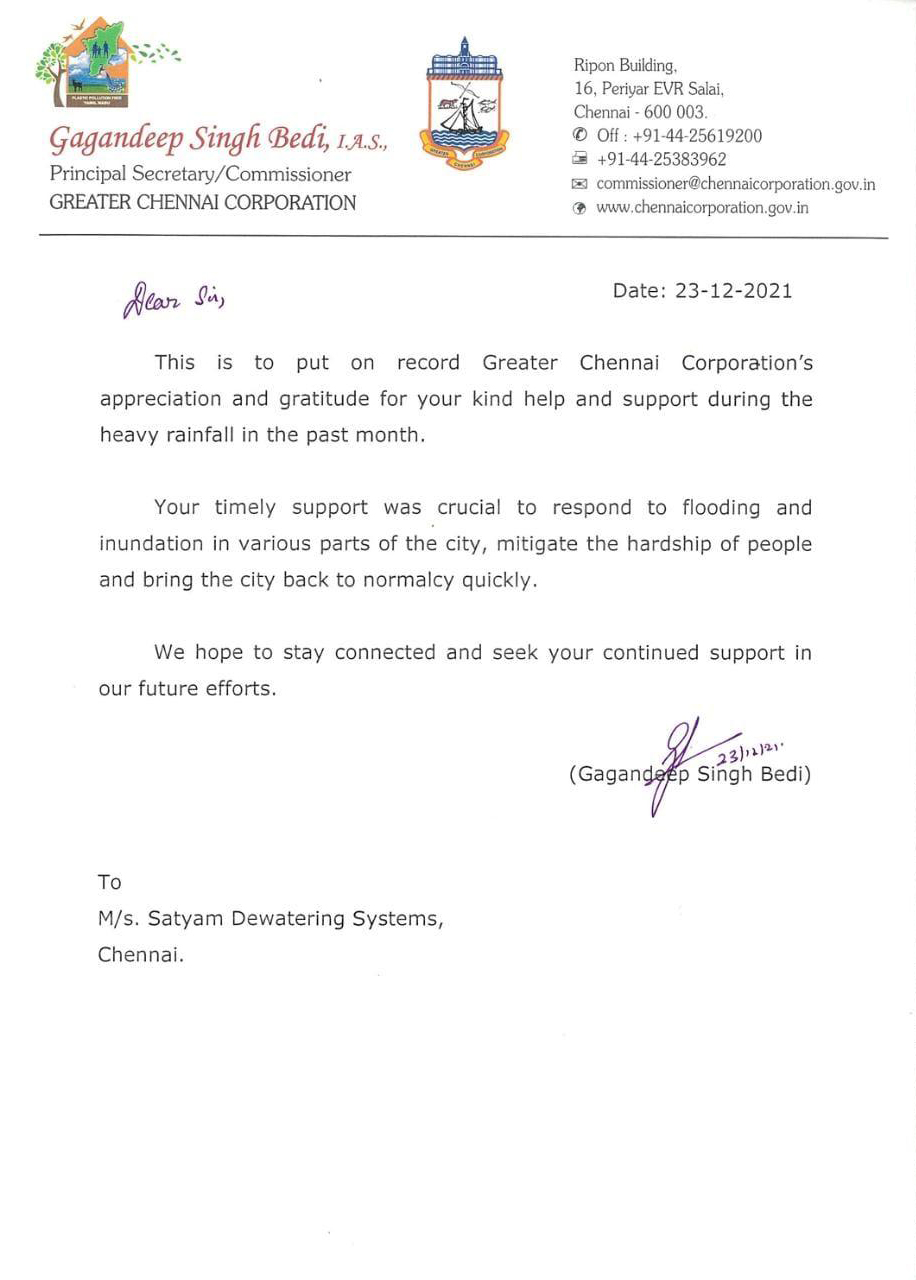 Dewatering At Power Plant
