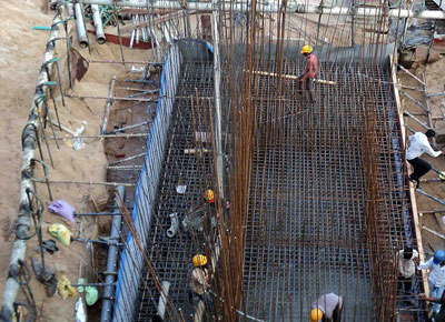 Dewatering at Mall Project